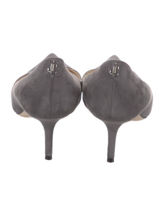 Jimmy Choo Suede Printed Pumps