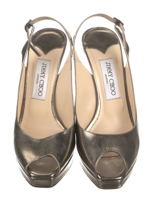 Jimmy Choo Leather Slingback Pumps