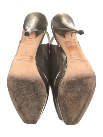 Jimmy Choo Leather Slingback Pumps