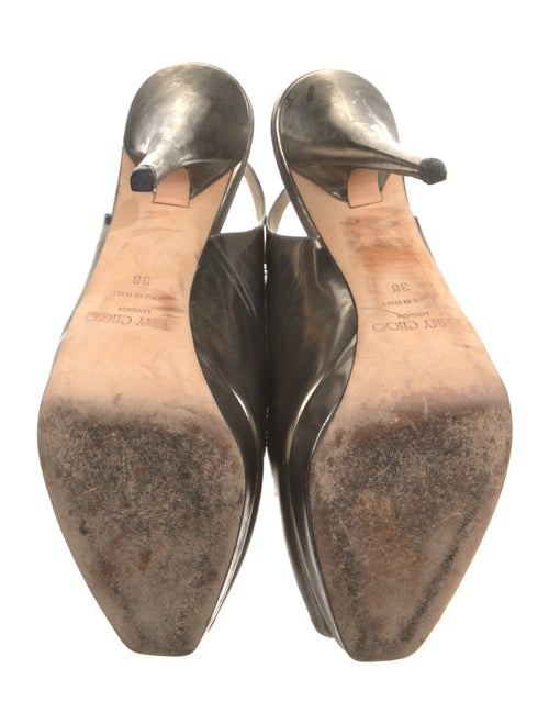 Jimmy Choo Leather Slingback Pumps