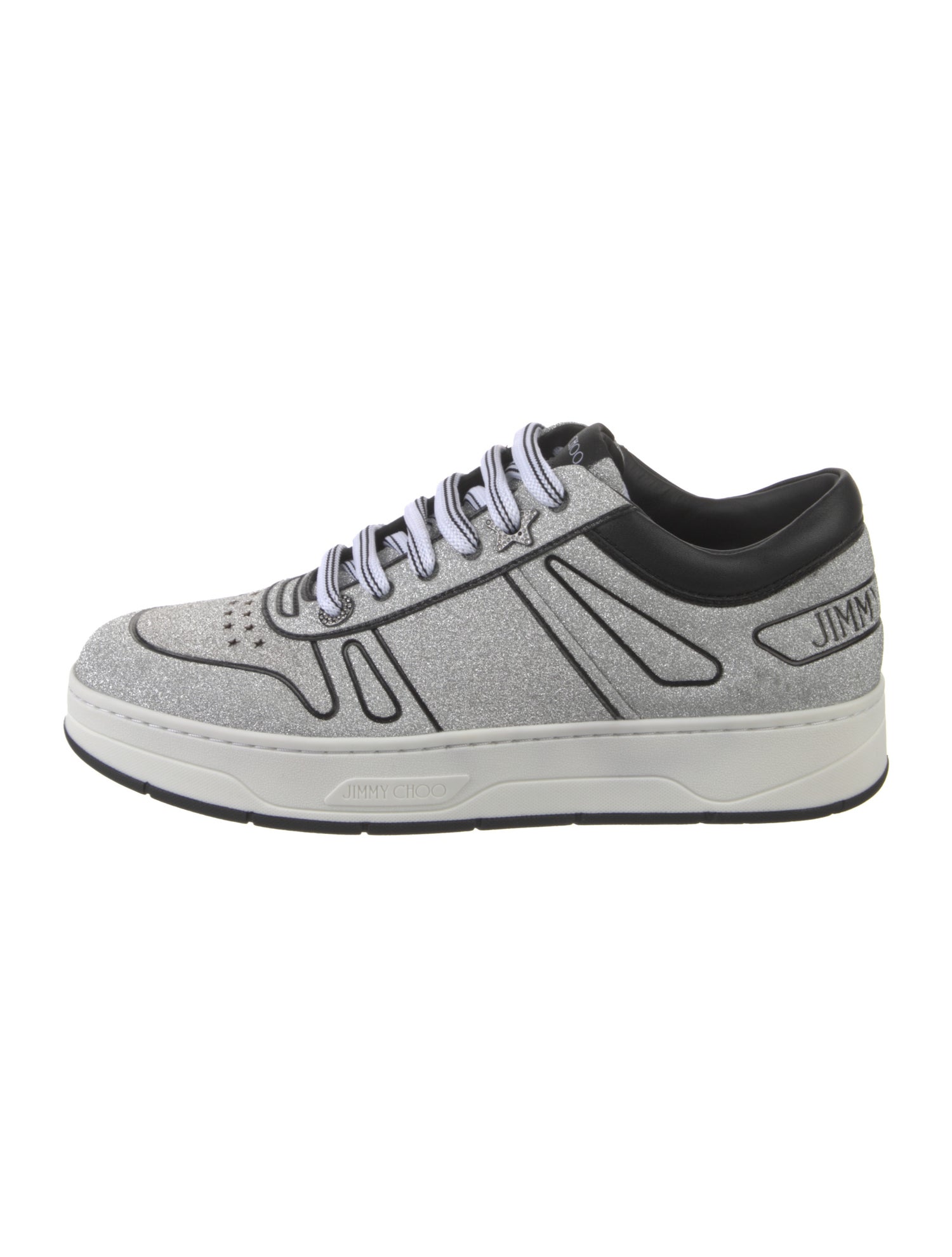 Jimmy Choo Glitter Sneakers