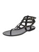 Jimmy Choo Rubber Studded Accents Gladiator Sandals