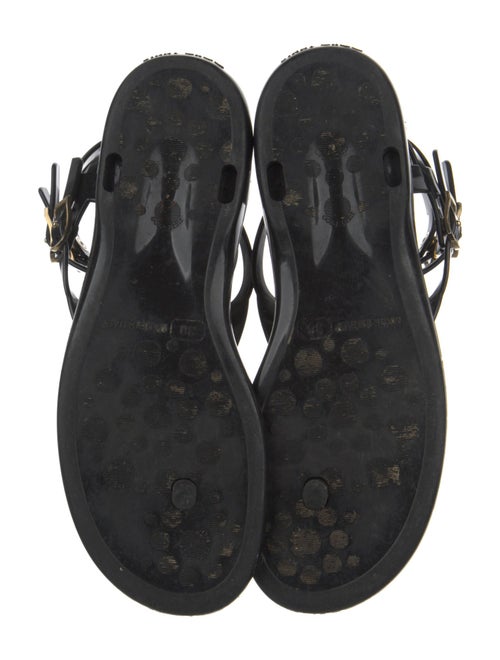 Jimmy Choo Rubber Studded Accents Gladiator Sandals