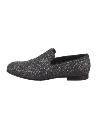 Jimmy Choo Glitter Loafers