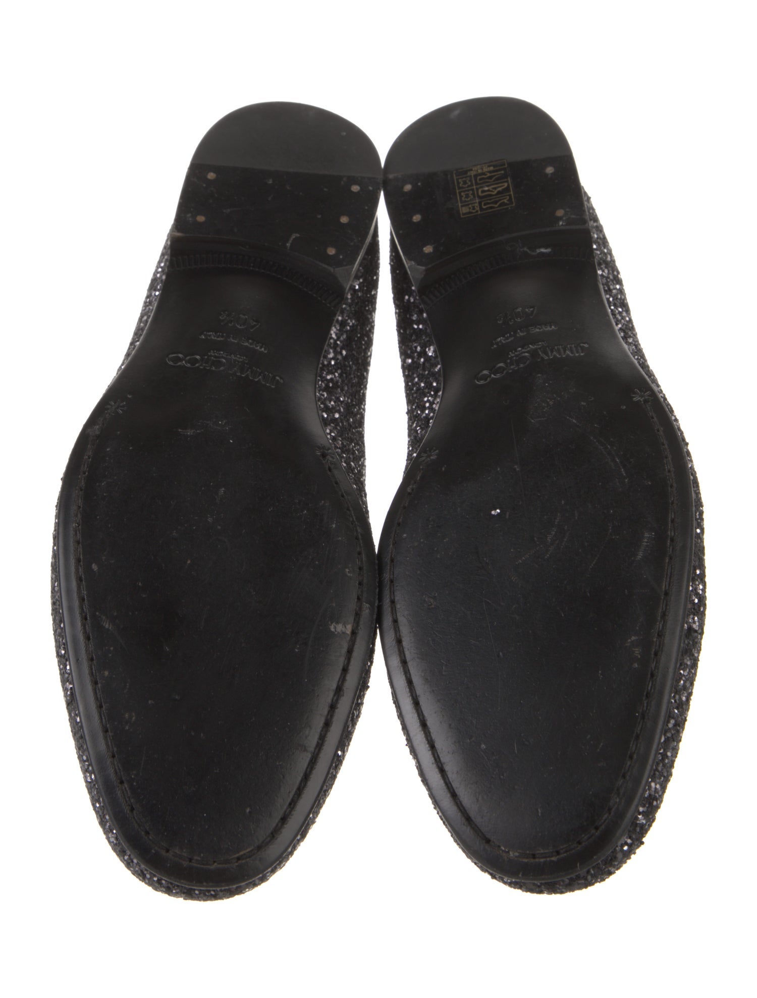 Jimmy Choo Glitter Loafers