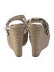 Jimmy Choo Snakeskin Animal Print Espadrilles