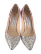 Jimmy Choo Romy 85 Glitter Pumps