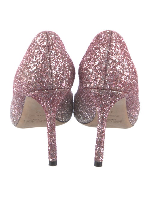 Jimmy Choo Romy 85 Glitter Pumps