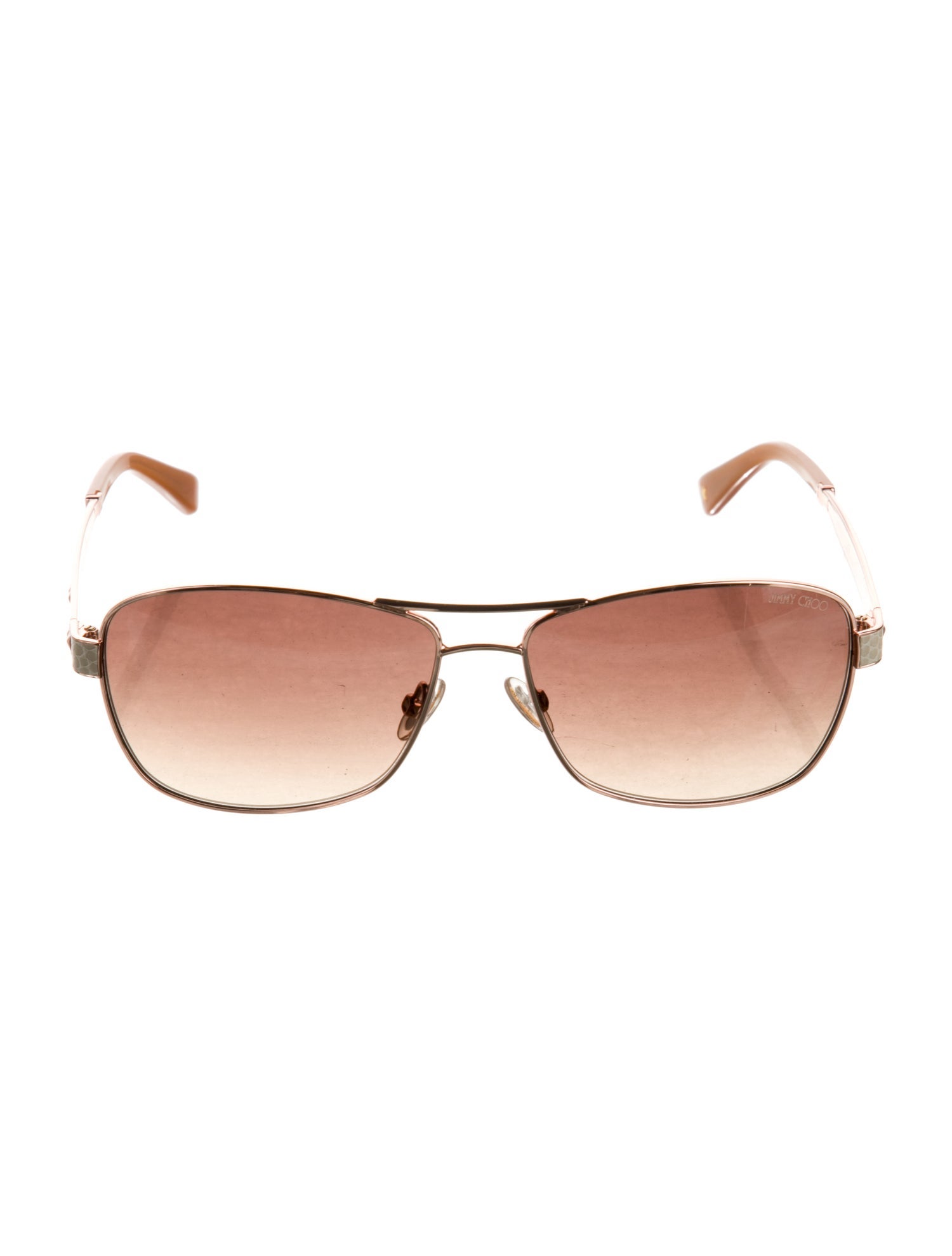 Jimmy Choo Aviator Gradient Sunglasses
