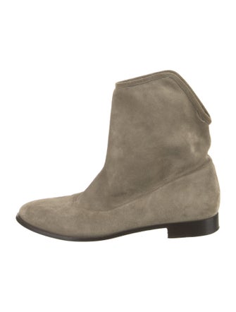 Jimmy Choo Suede Moto Boots