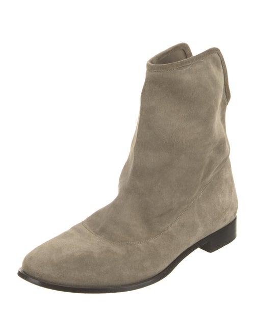 Jimmy Choo Suede Moto Boots