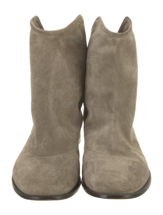 Jimmy Choo Suede Moto Boots