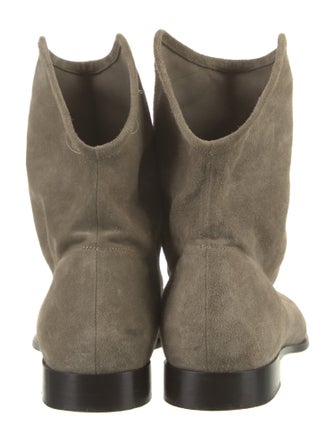 Jimmy Choo Suede Moto Boots