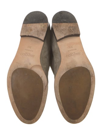 Jimmy Choo Suede Moto Boots