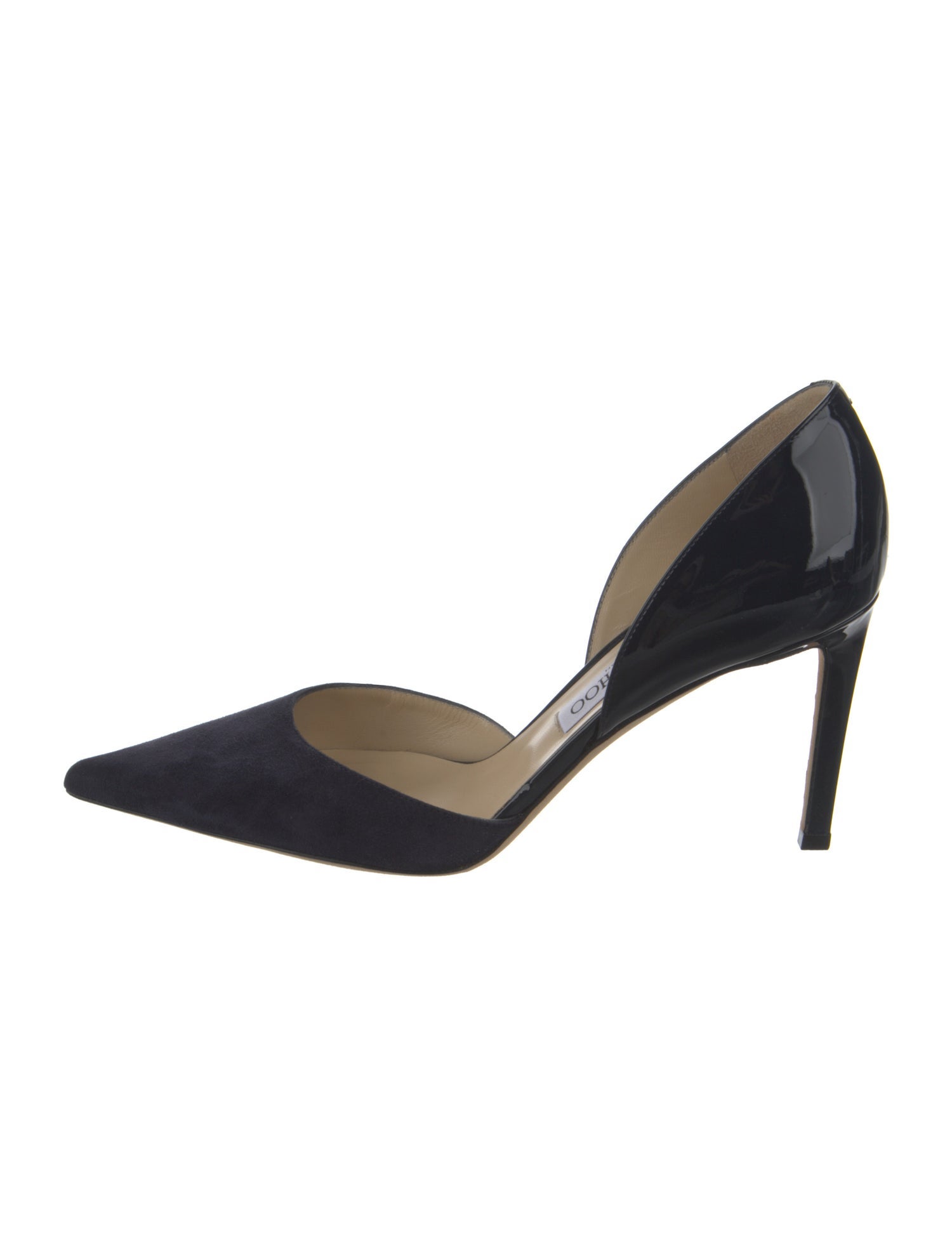 Jimmy Choo Suede D'Orsay Pumps