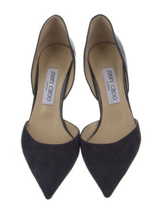 Jimmy Choo Suede D'Orsay Pumps