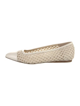 Jimmy Choo Mesh Accents Ballet Flats