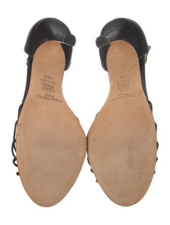 Jimmy Choo Suede T-Strap Sandals