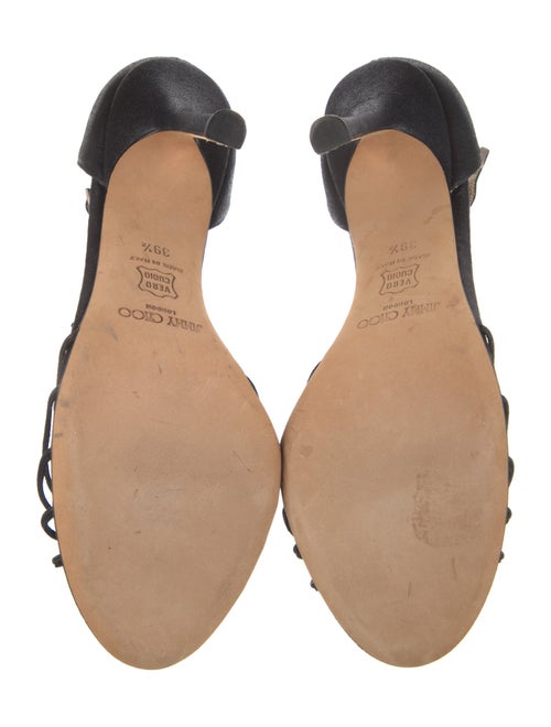 Jimmy Choo Suede T-Strap Sandals