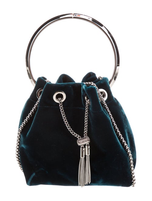 Jimmy Choo Velvet Bucket Bag