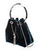 Jimmy Choo Velvet Bucket Bag