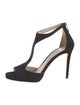 Jimmy Choo Suede T-Strap Pumps