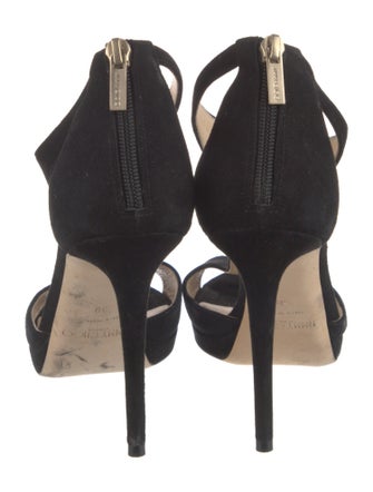 Jimmy Choo Suede T-Strap Pumps