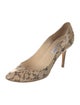 Jimmy Choo Snakeskin Animal Print Pumps