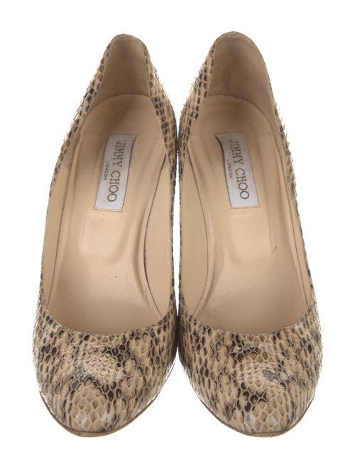 Jimmy Choo Snakeskin Animal Print Pumps