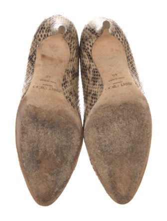 Jimmy Choo Snakeskin Animal Print Pumps