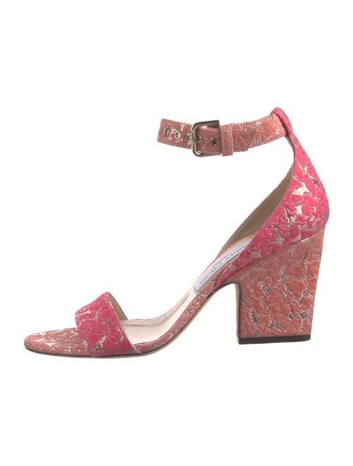 Jimmy Choo Lace Pattern Sandals