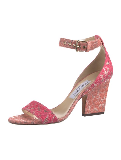 Jimmy Choo Lace Pattern Sandals