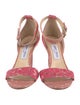 Jimmy Choo Lace Pattern Sandals