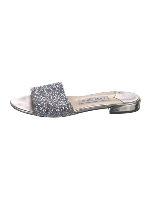 Jimmy Choo Glitter Slides
