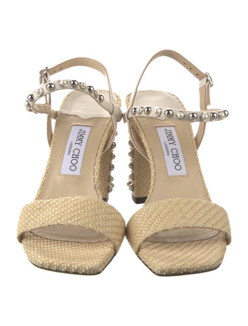 Jimmy Choo Raffia Sandals