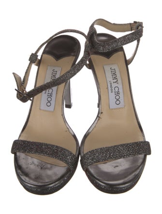 Jimmy Choo Glitter Sandals