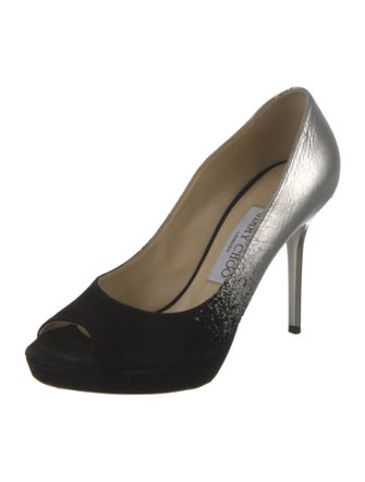 Jimmy Choo Leather Printed Pumps