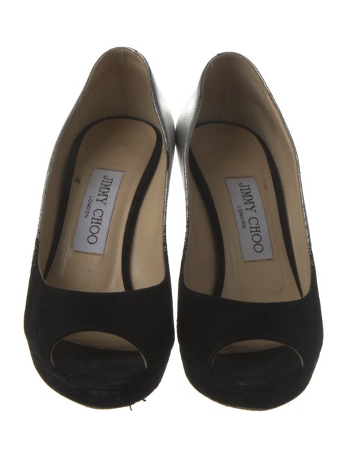 Jimmy Choo Leather Printed Pumps