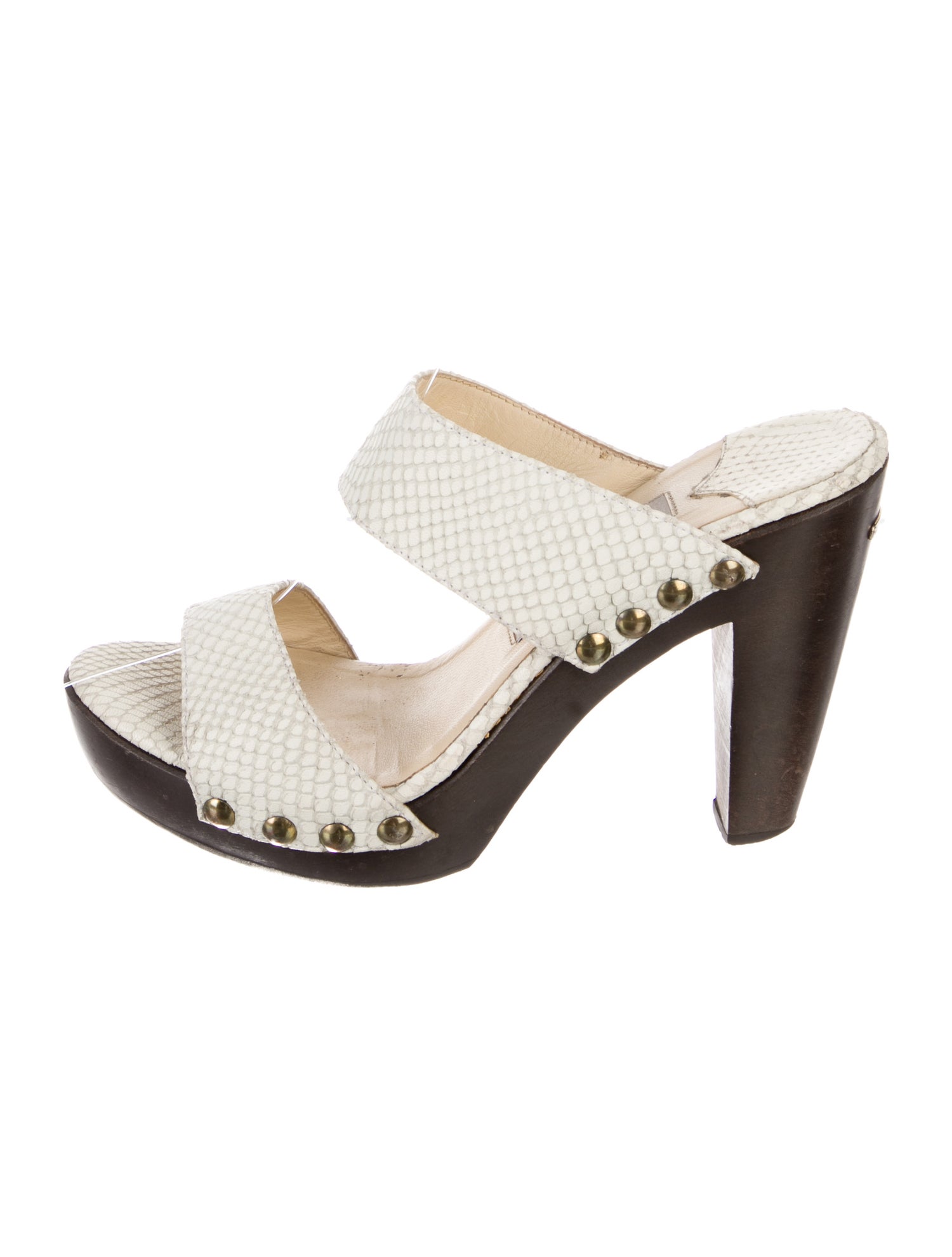 Jimmy Choo Leather Slides