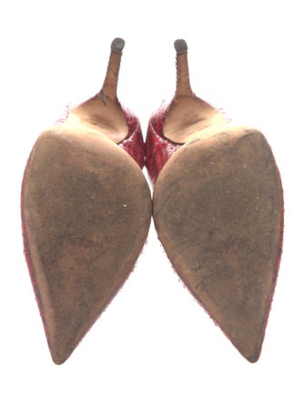 Jimmy Choo Leather Animal Print Pumps