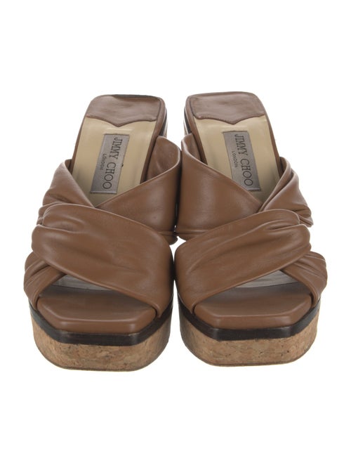 Jimmy Choo Leather Espadrilles