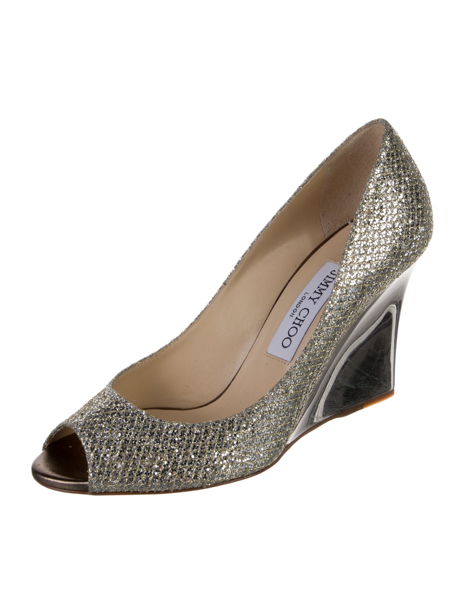 Jimmy Choo Glitter Pumps