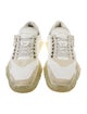 Jimmy Choo Leather Colorblock Pattern Sneakers