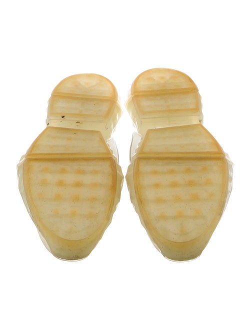 Jimmy Choo Leather Colorblock Pattern Sneakers