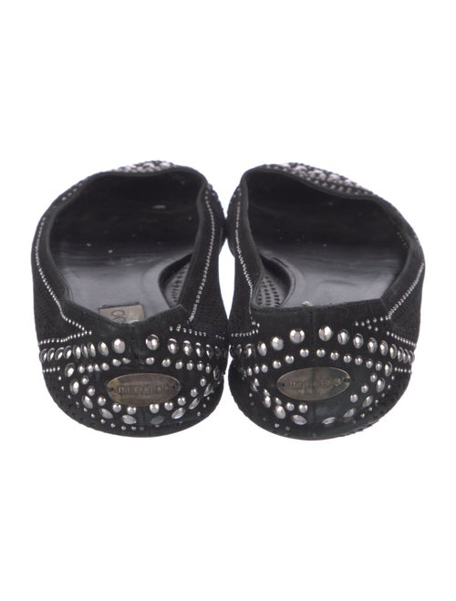 Jimmy Choo Suede Printed Flats