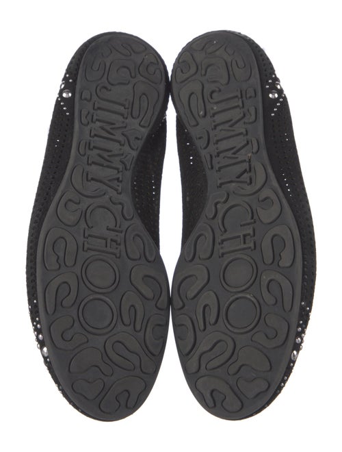 Jimmy Choo Suede Printed Flats