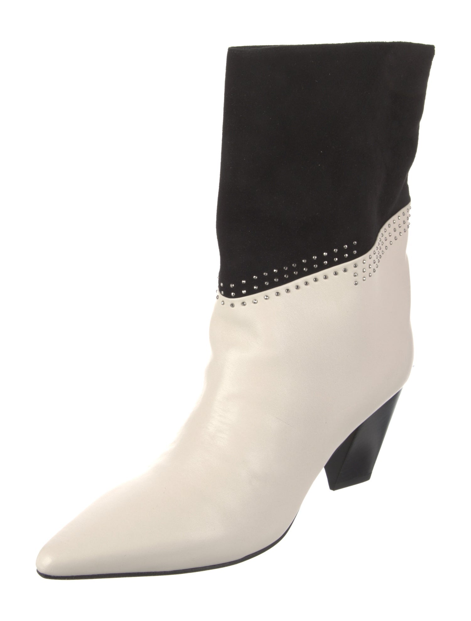 Jimmy Choo Leather Crystal Embellishments Boots