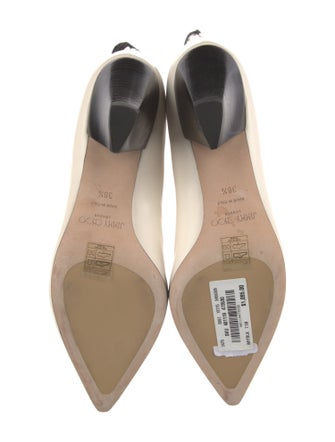 Jimmy Choo Leather Crystal Embellishments Boots