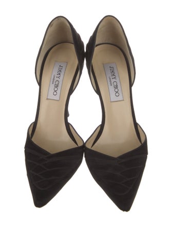 Jimmy Choo Satin D'Orsay Pumps