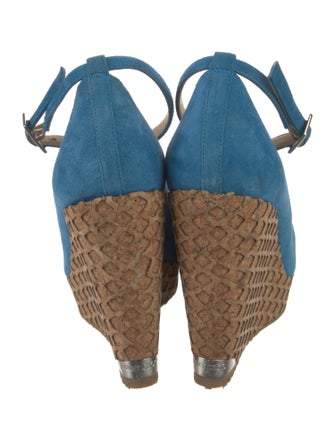 Jimmy Choo Suede Tweed Pattern Pumps